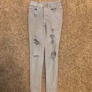 American Eagle Outfitters ripped jeans